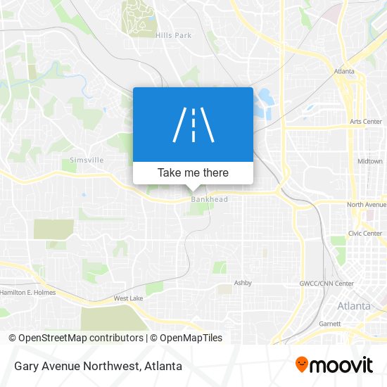 Mapa de Gary Avenue Northwest
