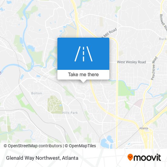 Mapa de Glenald Way Northwest