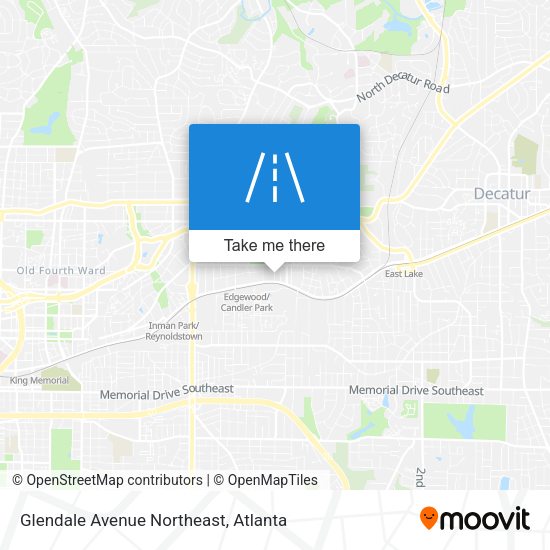 Glendale Avenue Northeast map