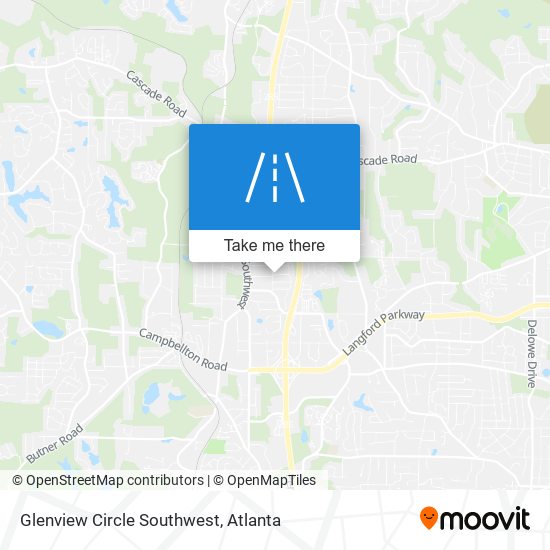 Mapa de Glenview Circle Southwest