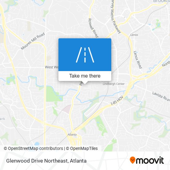 Mapa de Glenwood Drive Northeast