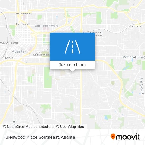 Glenwood Place Southeast map