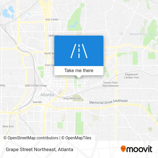 Grape Street Northeast map