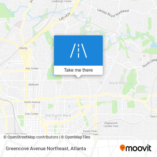 Mapa de Greencove Avenue Northeast