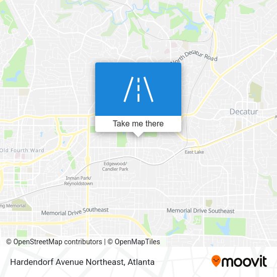 Hardendorf Avenue Northeast map