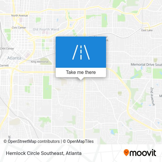 Hemlock Circle Southeast map
