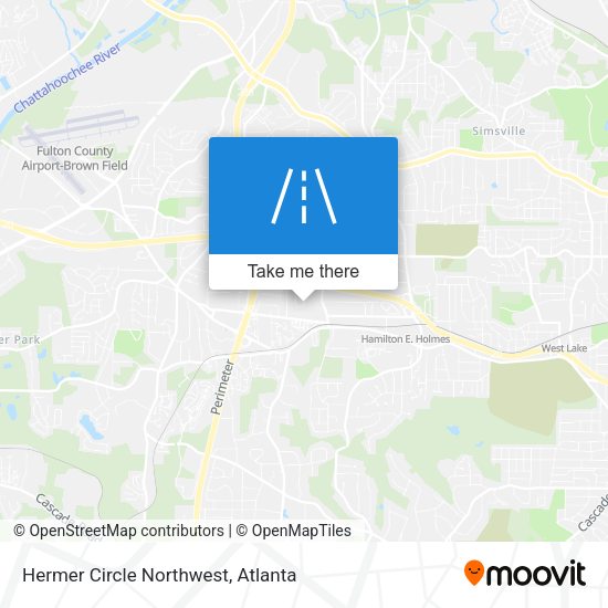 Hermer Circle Northwest map
