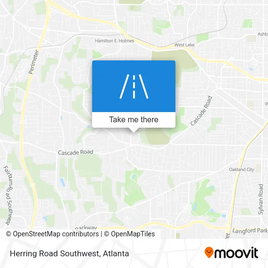 Herring Road Southwest map