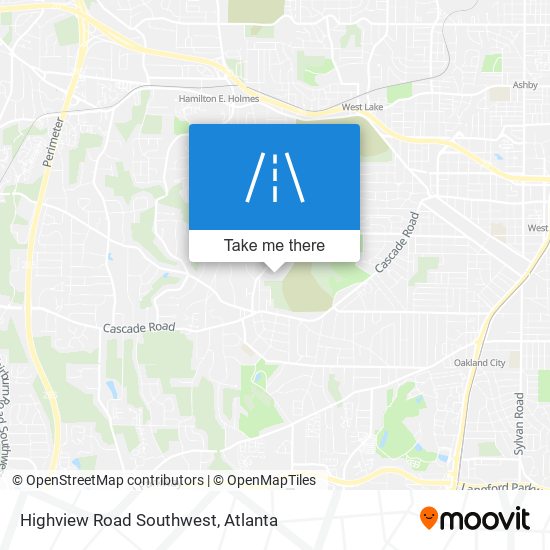 Highview Road Southwest map