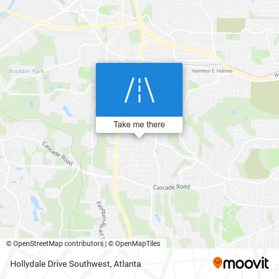 Mapa de Hollydale Drive Southwest