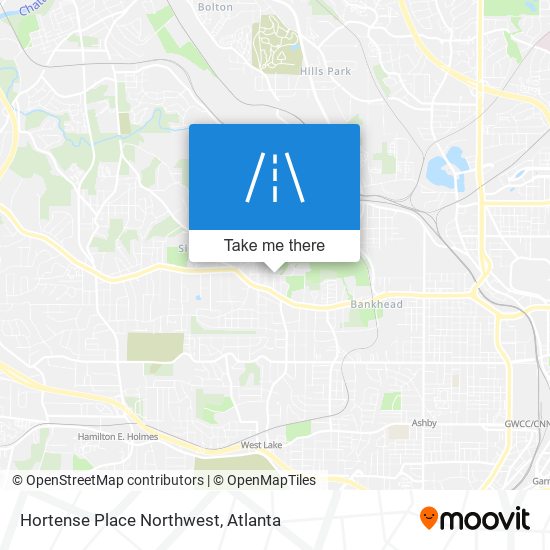 Hortense Place Northwest map