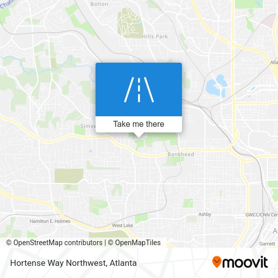 Mapa de Hortense Way Northwest