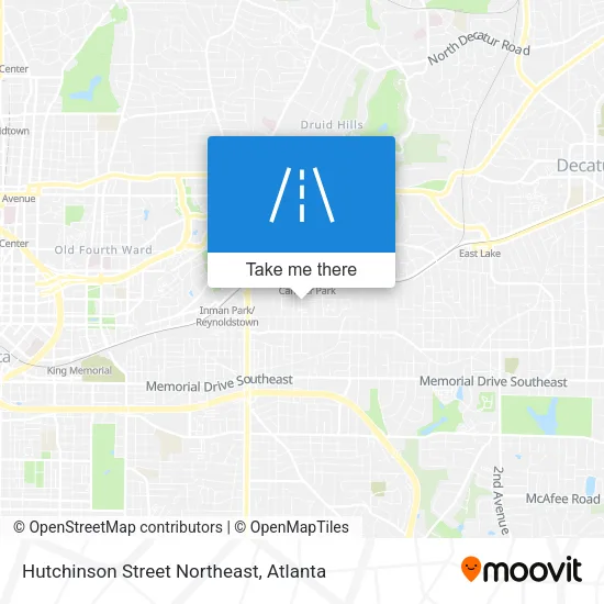 Hutchinson Street Northeast map