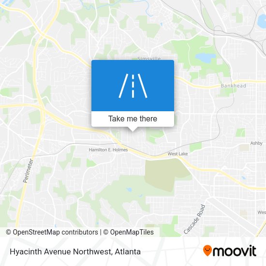 Hyacinth Avenue Northwest map