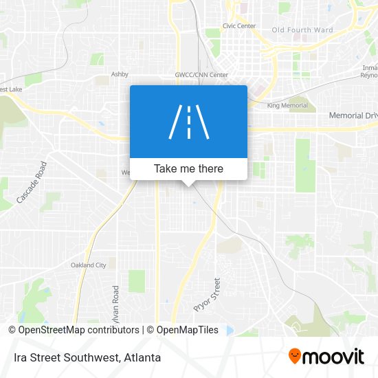 Mapa de Ira Street Southwest