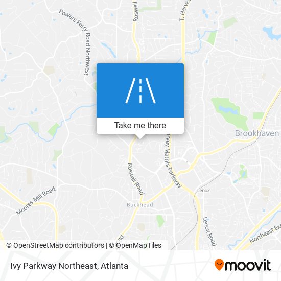 Mapa de Ivy Parkway Northeast