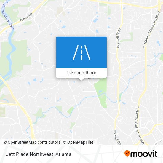 Jett Place Northwest map