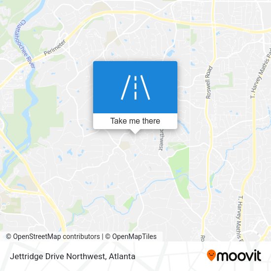 Jettridge Drive Northwest map
