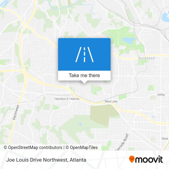 Joe Louis Drive Northwest map