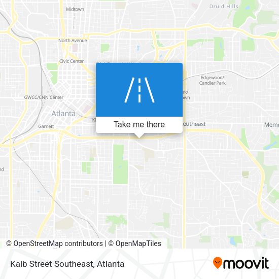 Kalb Street Southeast map