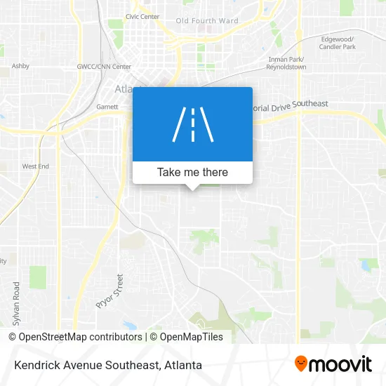 Kendrick Avenue Southeast map