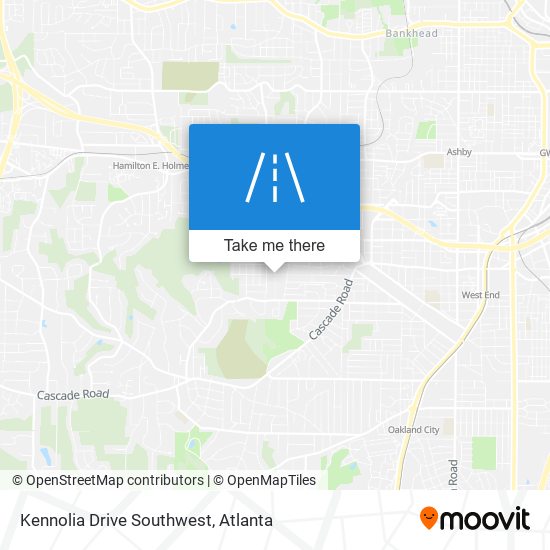Kennolia Drive Southwest map