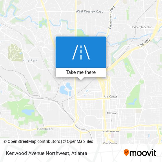 Mapa de Kenwood Avenue Northwest