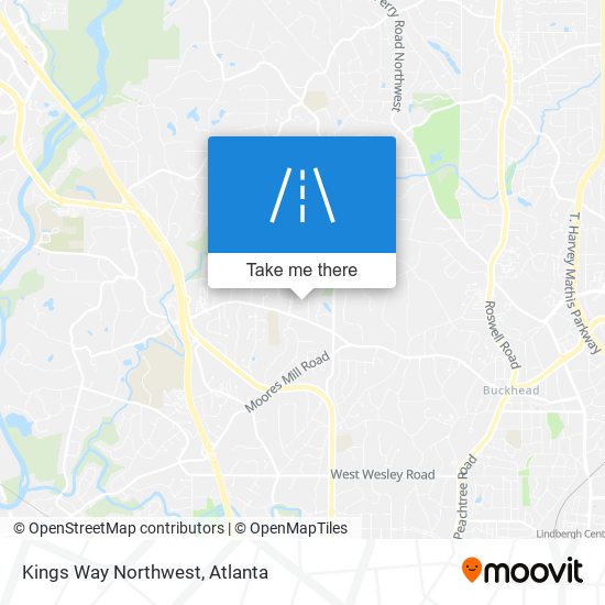 Kings Way Northwest map