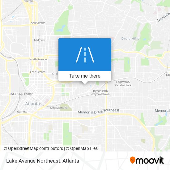 Mapa de Lake Avenue Northeast