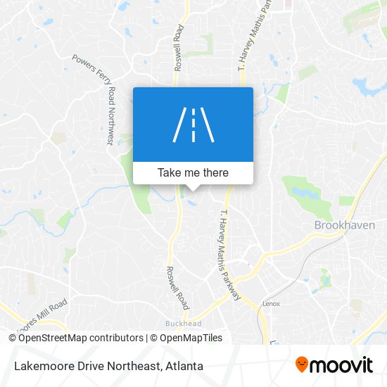 Mapa de Lakemoore Drive Northeast