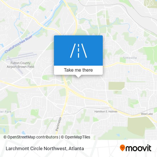 Mapa de Larchmont Circle Northwest