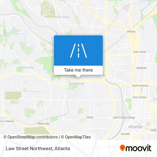 Law Street Northwest map