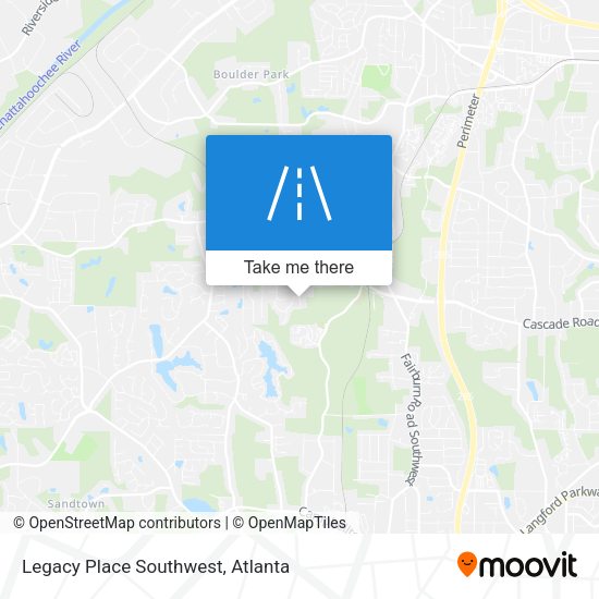 Mapa de Legacy Place Southwest