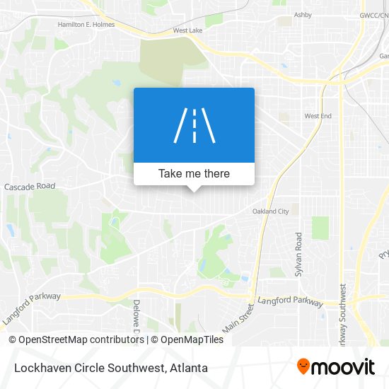 Mapa de Lockhaven Circle Southwest