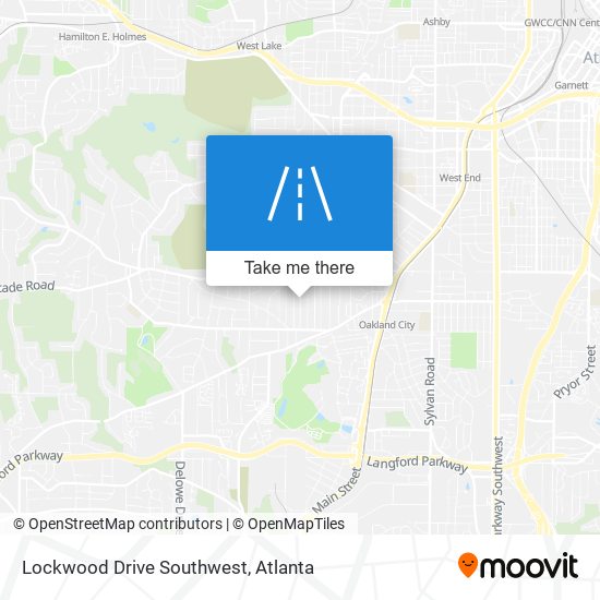 Mapa de Lockwood Drive Southwest