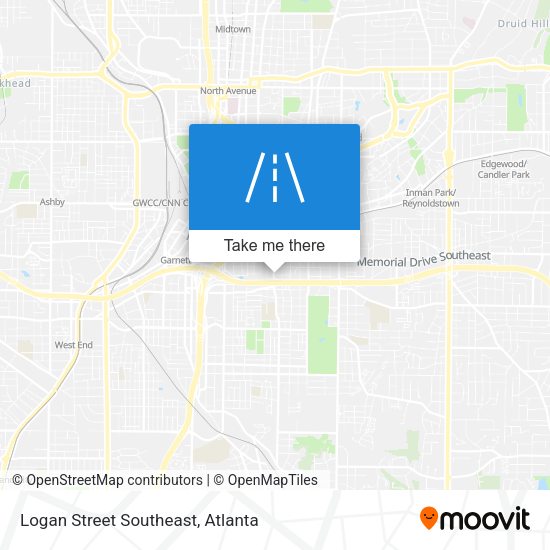 Logan Street Southeast map