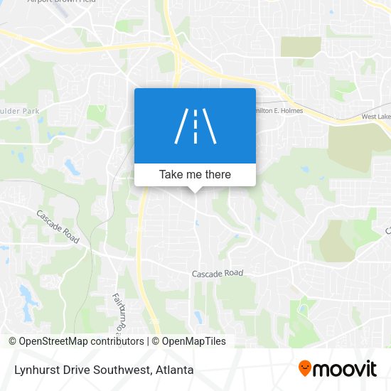 Lynhurst Drive Southwest map