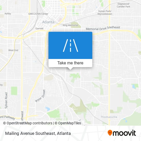 Mapa de Mailing Avenue Southeast