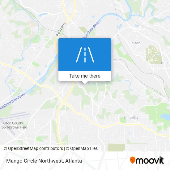 Mango Circle Northwest map