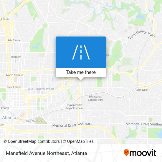 Mapa de Mansfield Avenue Northeast