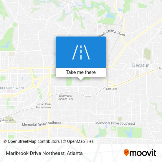Mapa de Marlbrook Drive Northeast