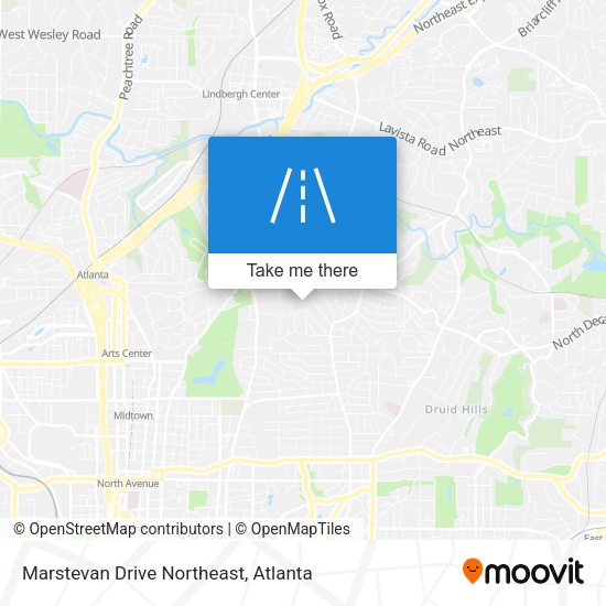 Mapa de Marstevan Drive Northeast