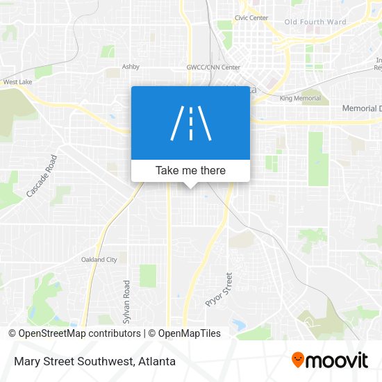 Mary Street Southwest map