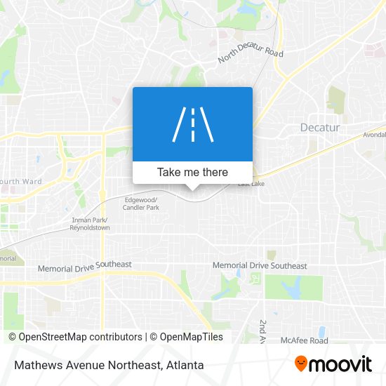 Mapa de Mathews Avenue Northeast