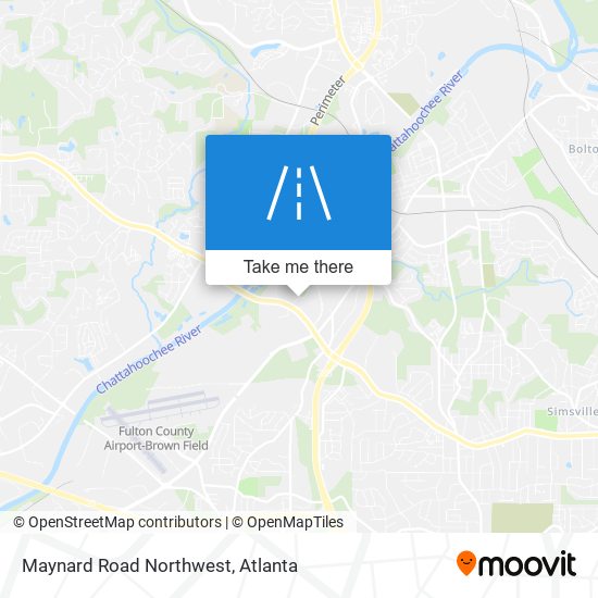 Mapa de Maynard Road Northwest