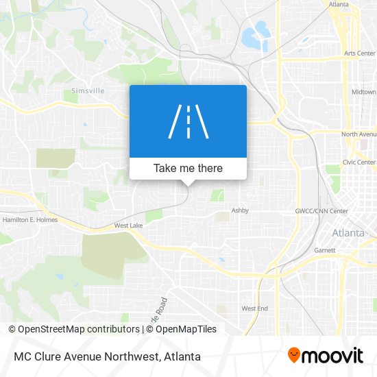 Mapa de MC Clure Avenue Northwest