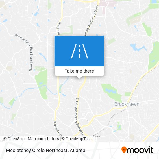 Mapa de Mcclatchey Circle Northeast