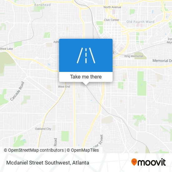 Mapa de Mcdaniel Street Southwest