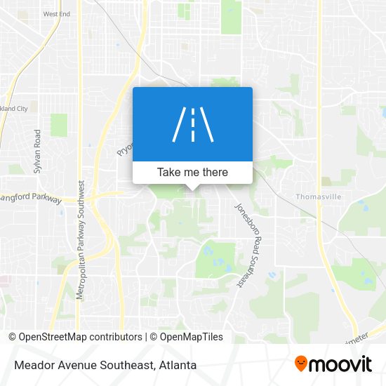 Meador Avenue Southeast map