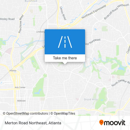 Merton Road Northeast map